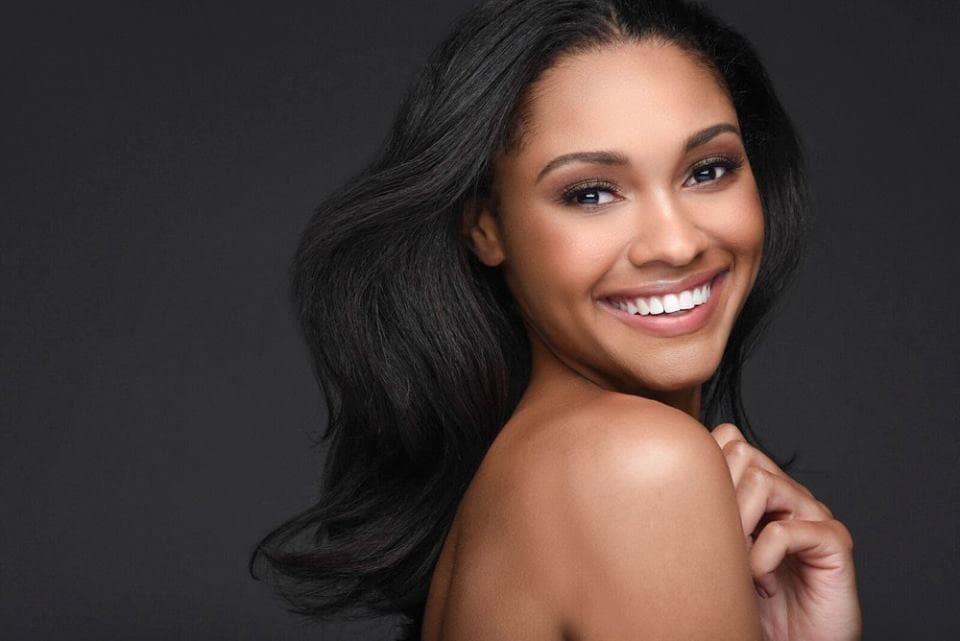 Emanii Davis - Miss World America 2017 Finalist Beauty Shot Photoshoot (Photo Courtesy: Miss World America Official)