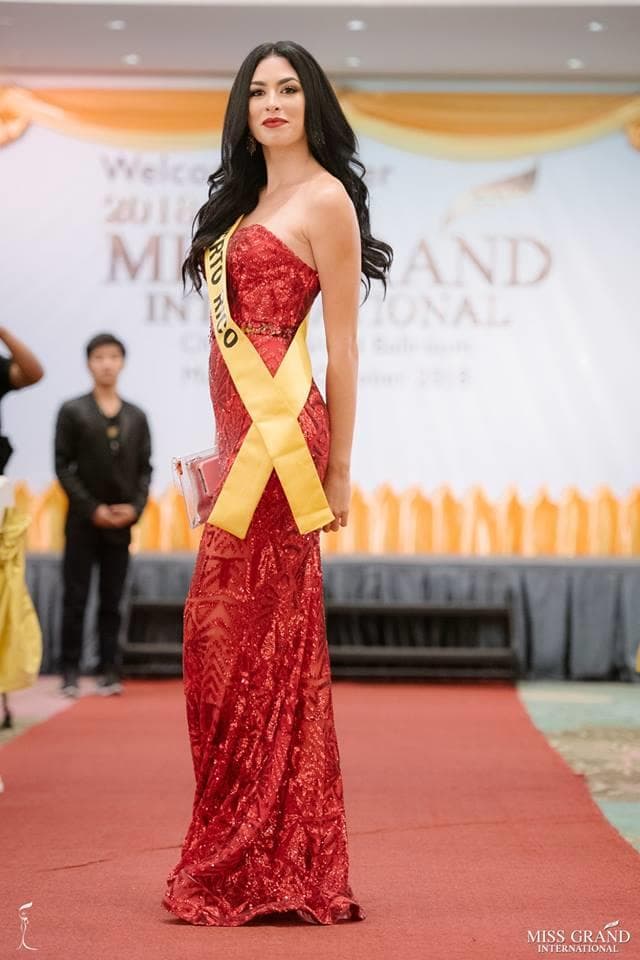 Nicole Marie Colón Rivera Miss Grand Puerto Rico 2018, Finalist Miss Grand International 2018 (Photo Courtesy: MGI Official)