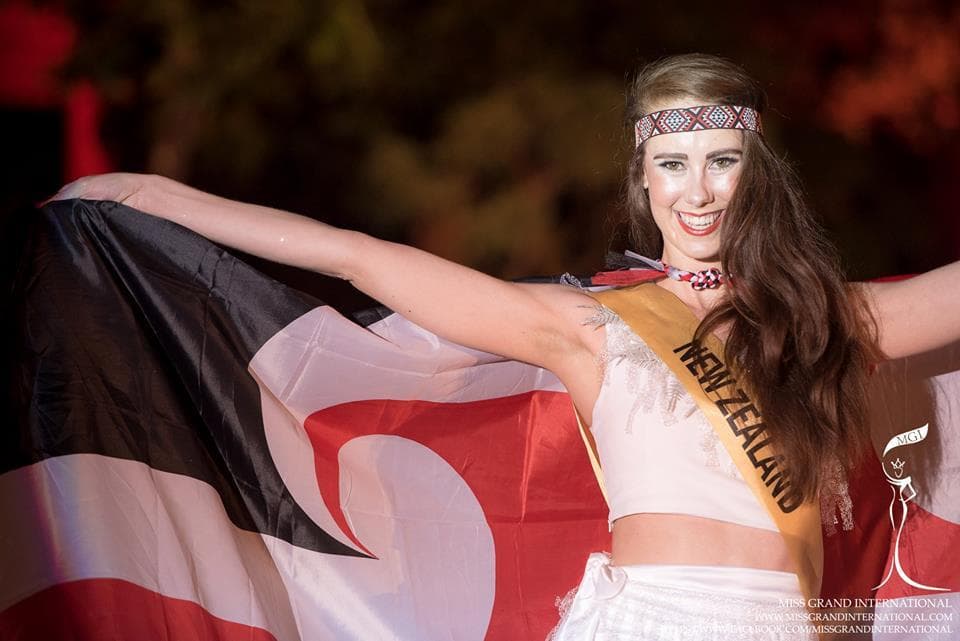 Georgette Jackson from New Zealand - Finalist Miss Grand International 2015 in National Costume (Photo Credit: MGI Official)