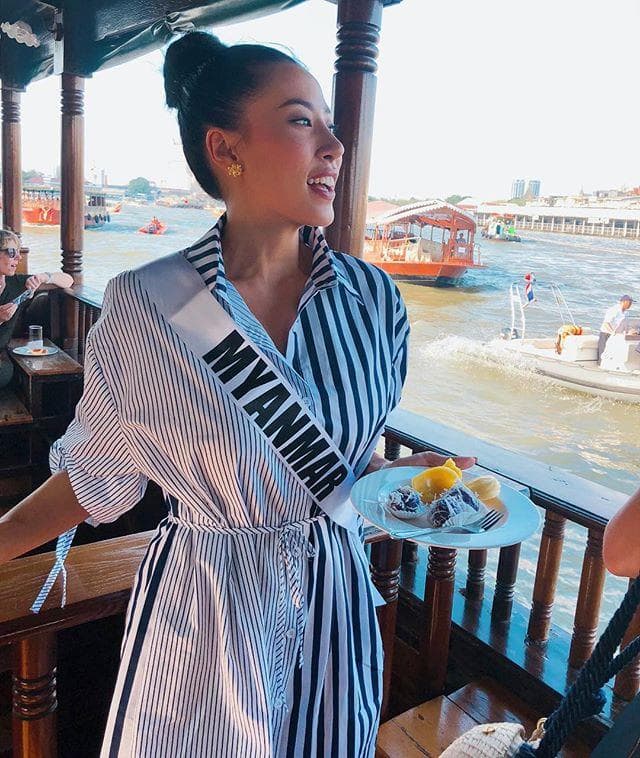 Hnin Thway Yu Aung Miss Universe Myanmar 2018, Miss Universe 2018 Contestant (Photo Courtesy: Miss Universe/Candidate FaceBook/ Instagram)