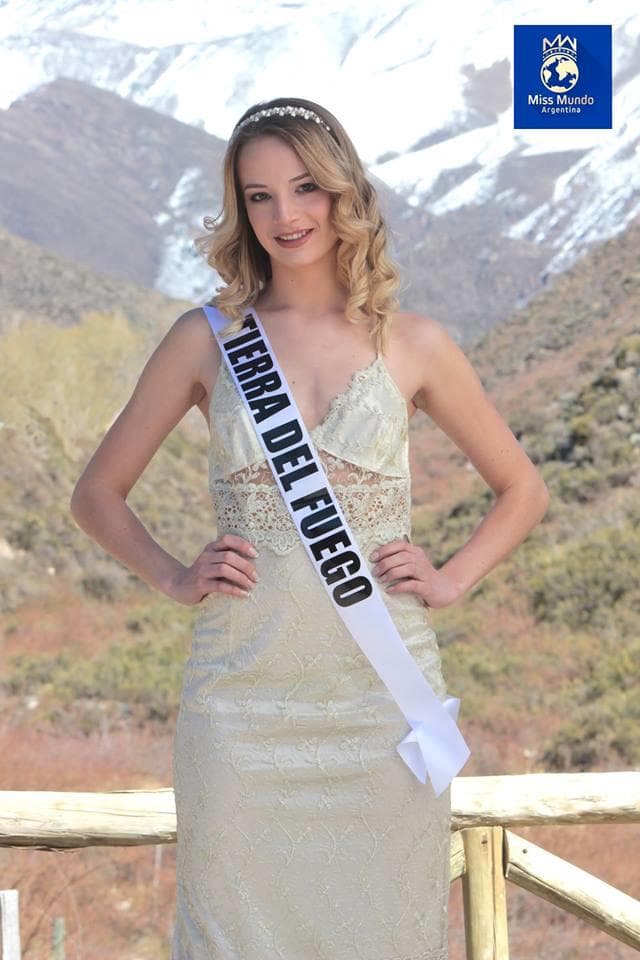 Giovanna Mancino Moreira from Tierra Del Fugo - Miss Mundo Argentina 2017 Candidate Cocktail Photoshoot (Photo Credit: Miss Mundo Argentina Official)