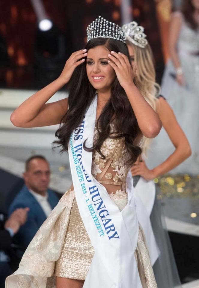 Andrea Szarvas - winner Miss World Hungary 2018/ Magyarország Szépe 2018 (Photo Credits: Miss World Hungary/ Duna TV)