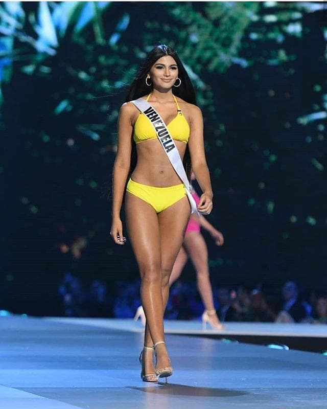 Sthefany Yoharlis Gutiérrez Gutiérrez Miss Universe Venezuela 2018, Miss Universe 2018 Contestant at Swimsuit Competition (Photo Courtesy: Miss Universe/Candidate FaceBook/ Instagram)