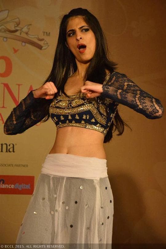 Chahat Dalal for Miss India 2015 during Talent Round (Photo credits - Femina Miss India official)