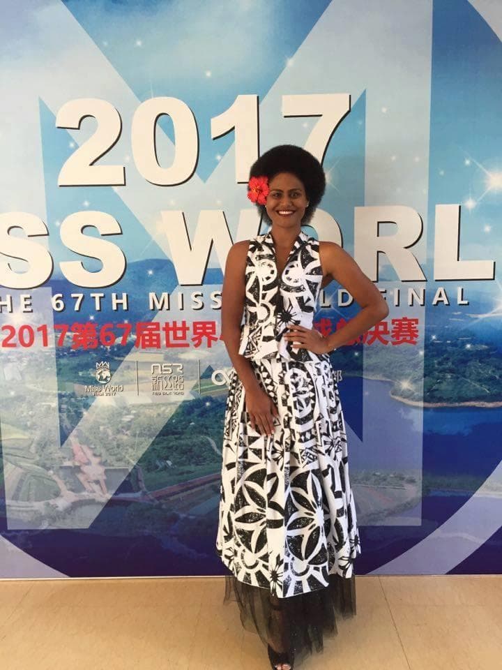 Nanise Noel Ragarau Rainima Miss World Fiji 2017 - Finalist Miss World 2017 (Photo Courtesy: Miss World/ Facebook Official)