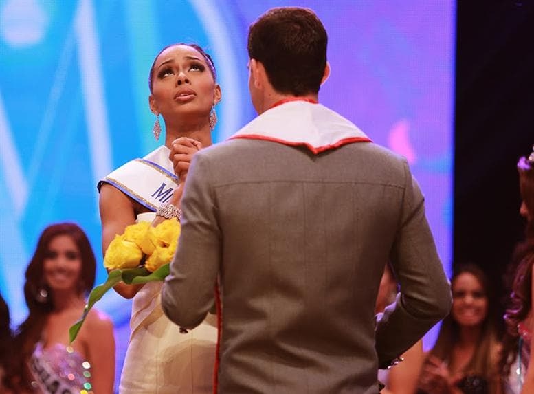 Génesis Dávila crowned Miss Mundo de Puerto Rico 2014 (Image Credits: Univision)