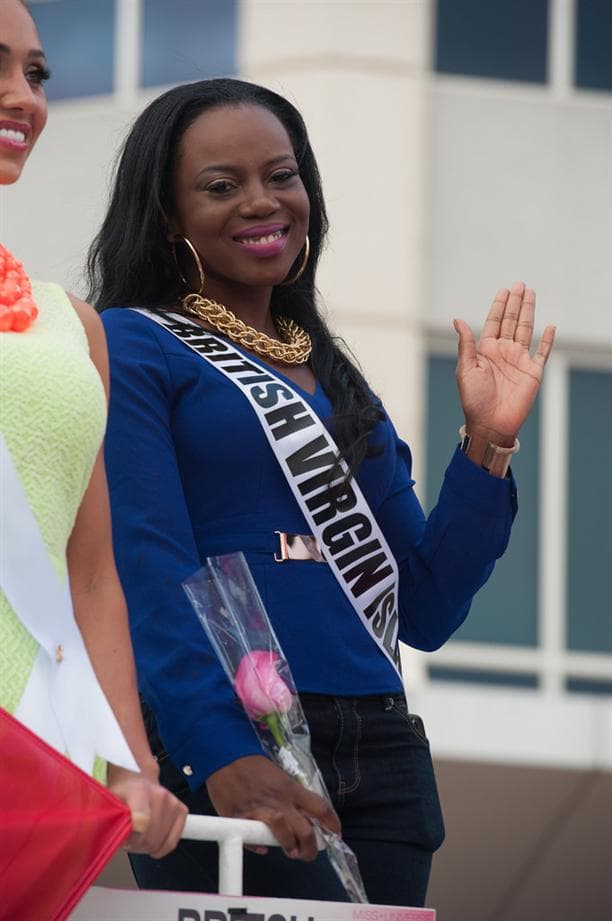 Jaynene Jno Lewis from British Virgin Islands at Parade of Nations