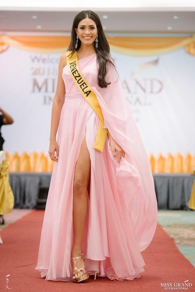 Biliannis Guillermina Álvarez Chirinos Miss Grand Venezuela 2018, Finalist Miss Grand International 2018 (Photo Courtesy: MGI Official)