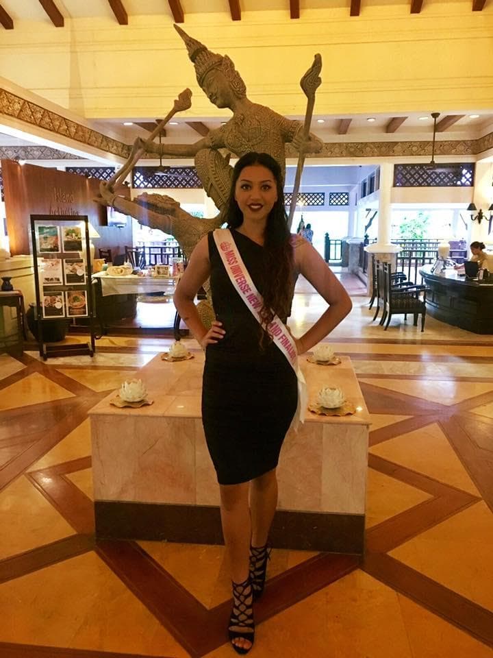 Harlem-Cruz Atarangi Ihaia Miss Universe New Zealand 2017 (Photo Credit: Miss Universe/FaceBook Official)