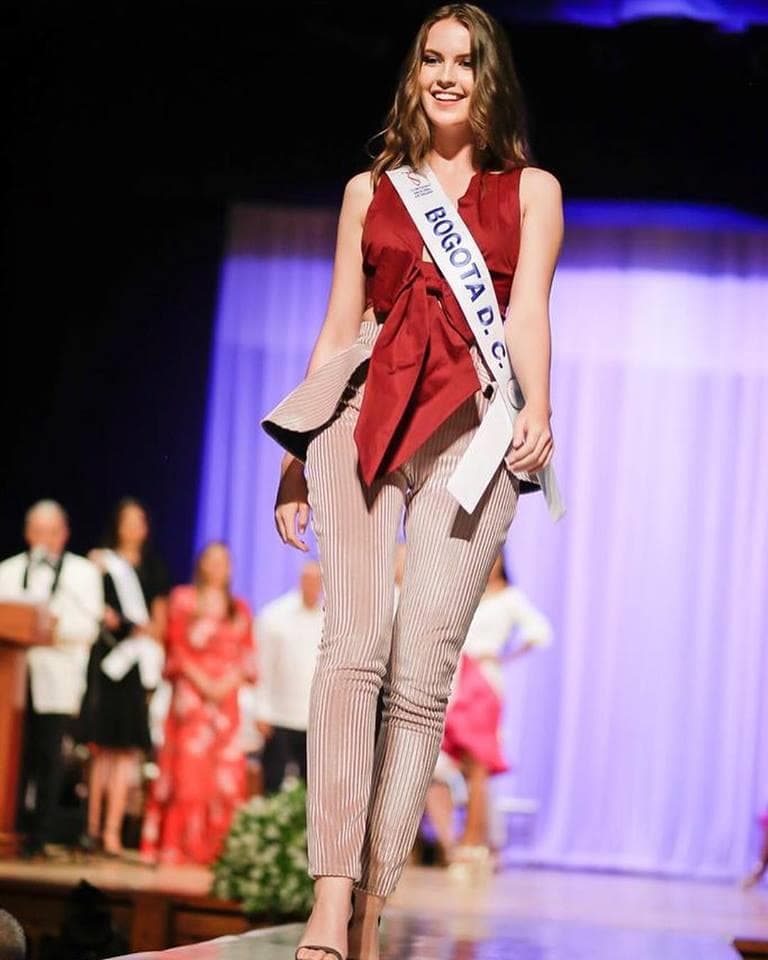 Zara Skaugvoll Triana from Bogotá, Finalist Miss Colombia 2019/ Señorita Colombia 2019 (Photo Source: Concurso Nacional de Belleza Colombia Official)