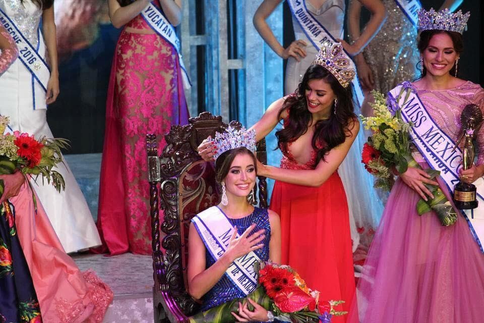 Miss World Mexico 2016 Ana Girault crowning photo