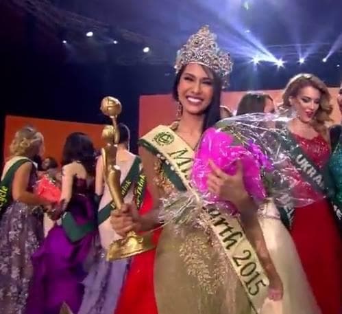 Angelia Gabrena Ong from Philippines after crowning Miss Earth 2015