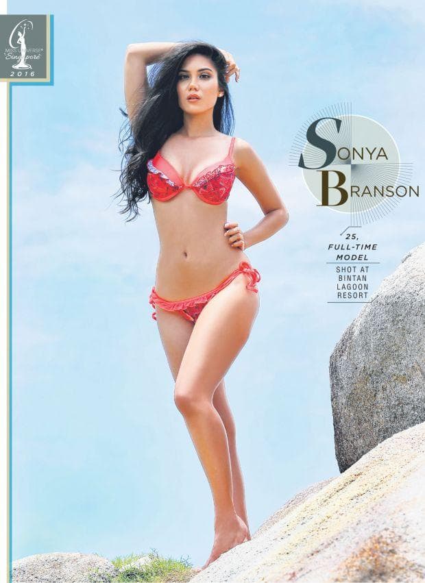 Sonya Elisabeth Branson contestant Miss Universe Singapore 2016 (Photo Credits: Miss Universe Singapore facebook official)