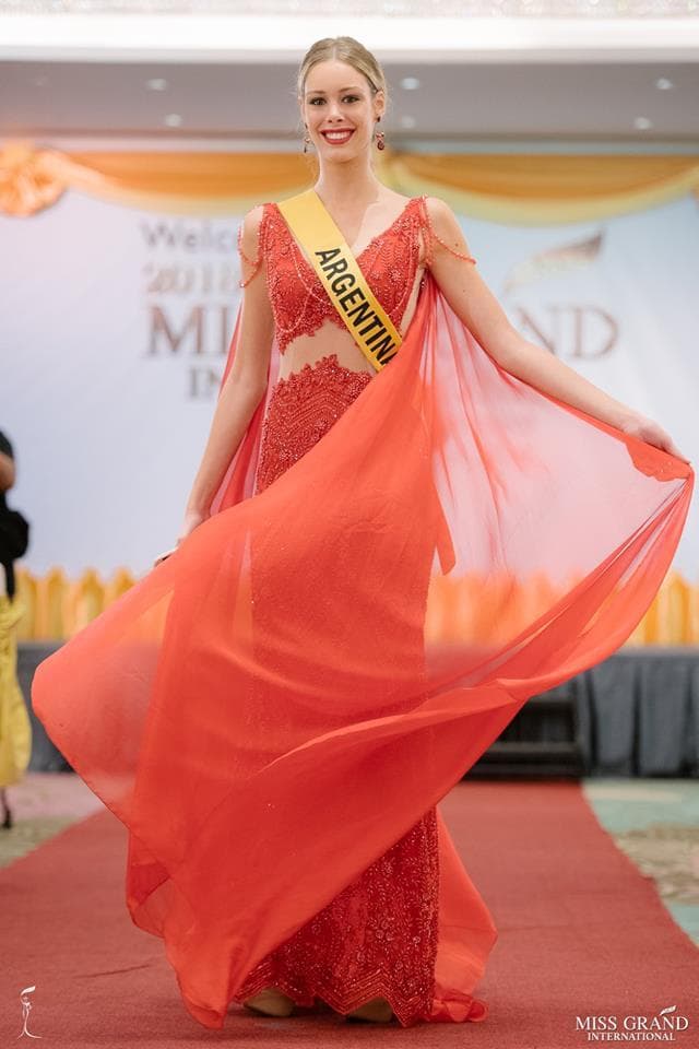 Julieta Riveros Miss Grand Argentina 2018, Finalist Miss Grand International 2018 (Photo Courtesy: MGI Official)