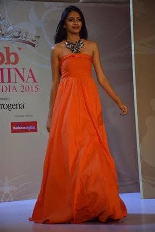 Rakshitha Harimurthy finalist of Miss India 2015 during Miss Fashion Miss Icon sub contest (Photo credits - Femina Miss India official)