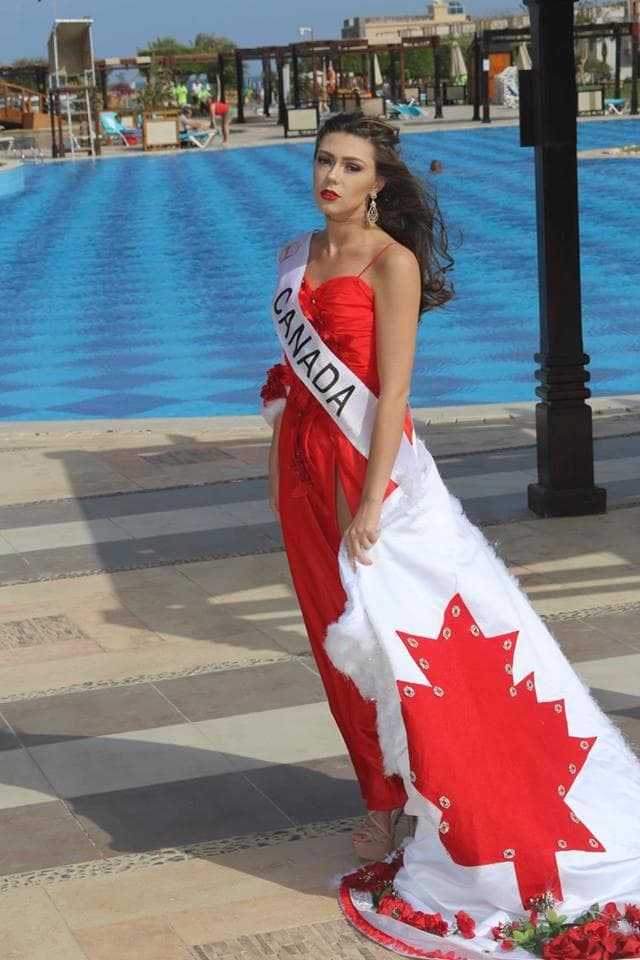 Mattea Henderson Miss Intercontinental Canada 2017 (Photo Credit: Miss Intercontinental/ Contestant FaceBook Official)