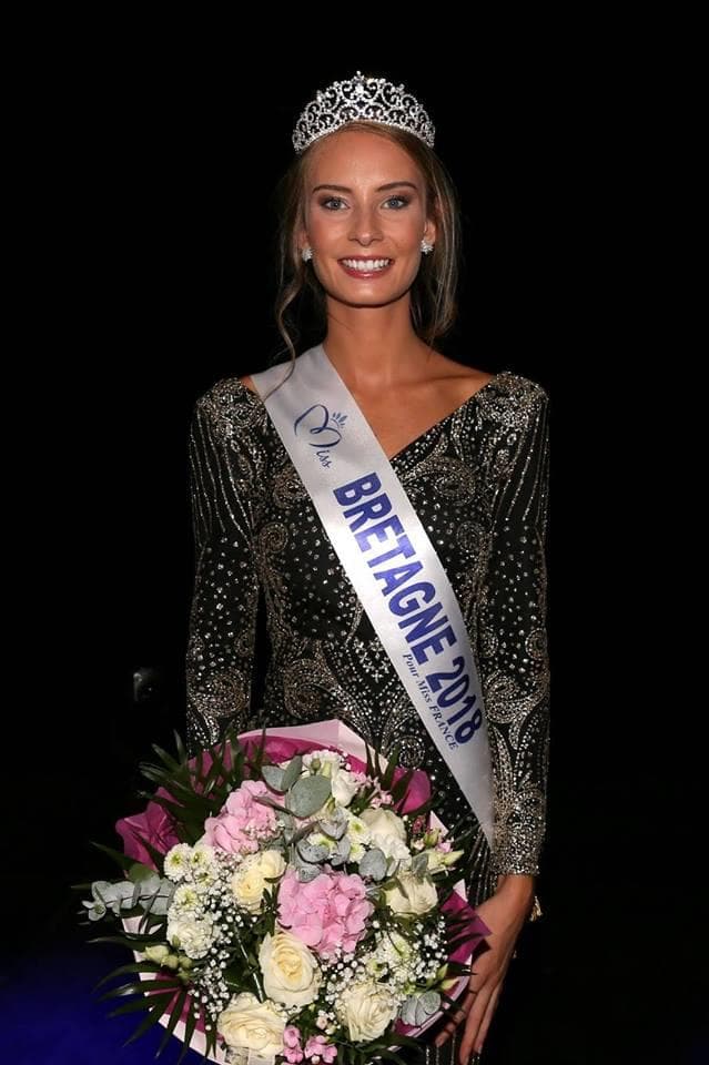 Emilie Bachellereau Miss Bretagne 2018, Finalist Miss France 2019 (Photo Credits: Miss France/ Contestant Official FaceBook)