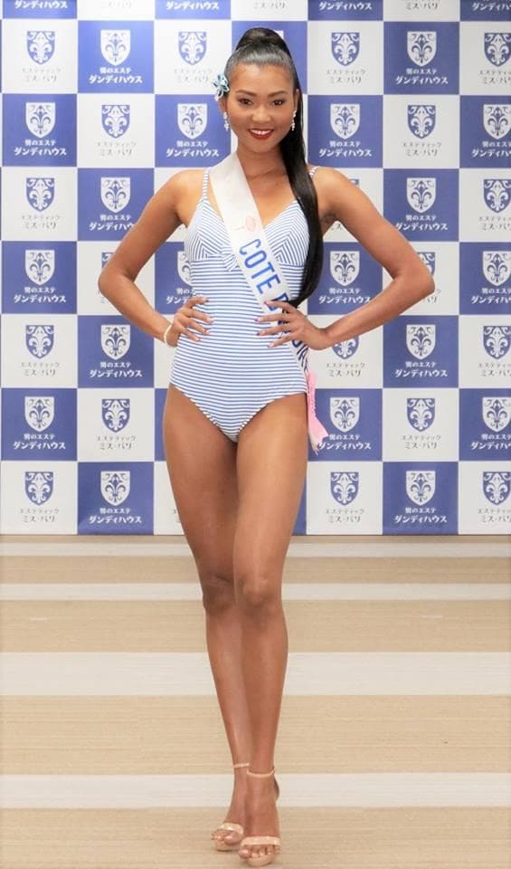Jemima Gbato Miss International Côte d'Ivoire 2018, Finalist Miss International 2018 at Preliminary Swimsuit Competition (Photo Source: Miss International Organization)