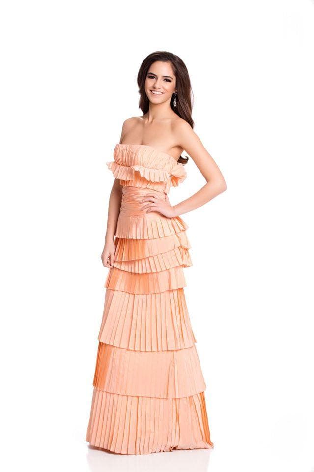 Asli Melisa Uzun Contestant from Turkey in Long Gown for Miss Universe 2015