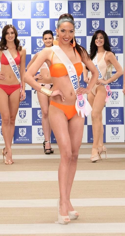 Marelid Elizabeth Medina Guerrero Miss International Peru 2018, Finalist Miss International 2018 at Preliminary Swimsuit Competition (Photo Source: Miss International Organization)