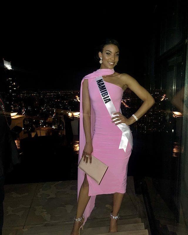 Selma Carlicia Kamanya Miss Universe Namibia 2018, Miss Universe 2018 Contestant (Photo Courtesy: Miss Universe/Candidate FaceBook/ Instagram)