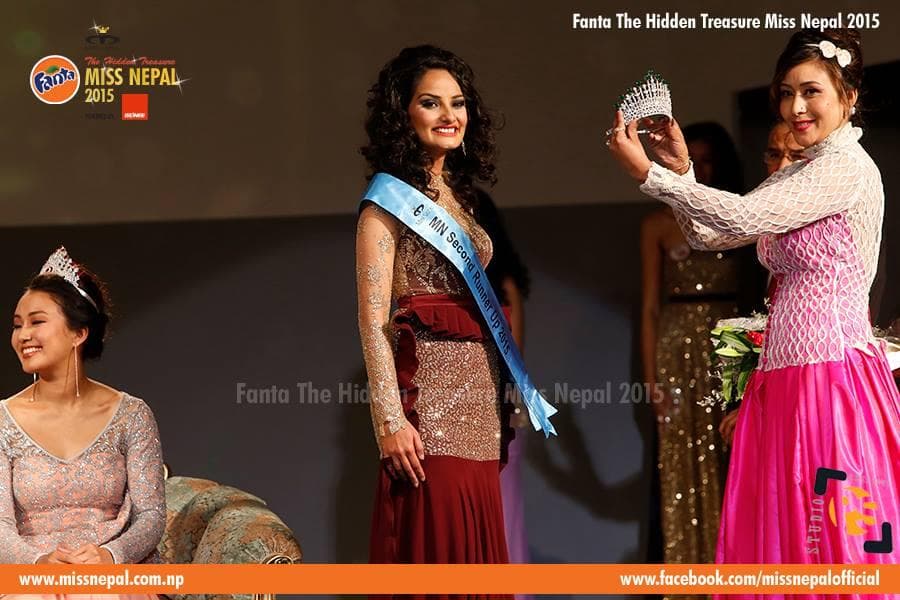 Medha Koirala Second Runner-up Miss Nepal 2015 (Photo Credit: The Hidden Treasure Miss Nepal Official)