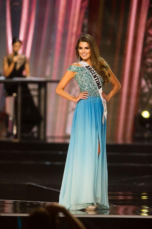 Estefania Bernal Contestant from Argentina in Evening Gown for Miss Universe 2016 (Photo Credits: Facebook Official)