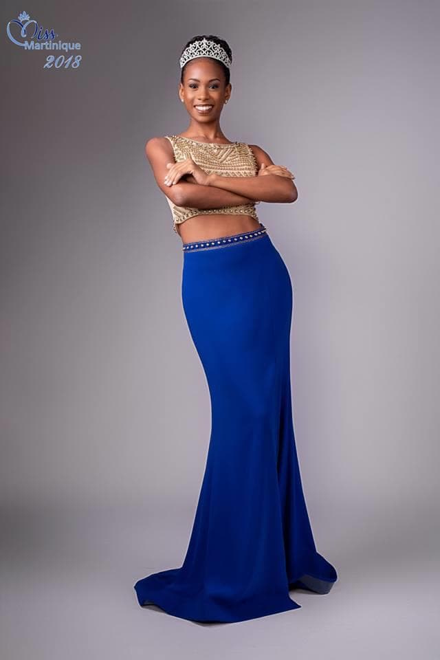 Olivia Luscap Miss Martinique 2018, Finalist Miss France 2019 (Photo Credits: Miss France/ Contestant Official FaceBook)