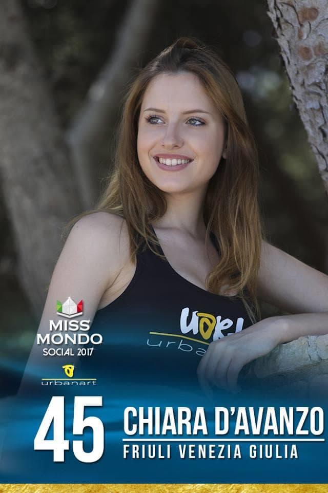 Chiara Davanzo Miss Mundo Friuli 2017 - Contestant for Miss Mondo Italia 2017/ Miss World Italy 2017 (Photo Courtesy Miss Mundo Italia Official)