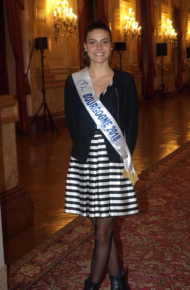 Coline Touret Miss Bourgogne 2018, Finalist Miss France 2019 (Photo Credits: Miss France/ Contestant Official FaceBook)