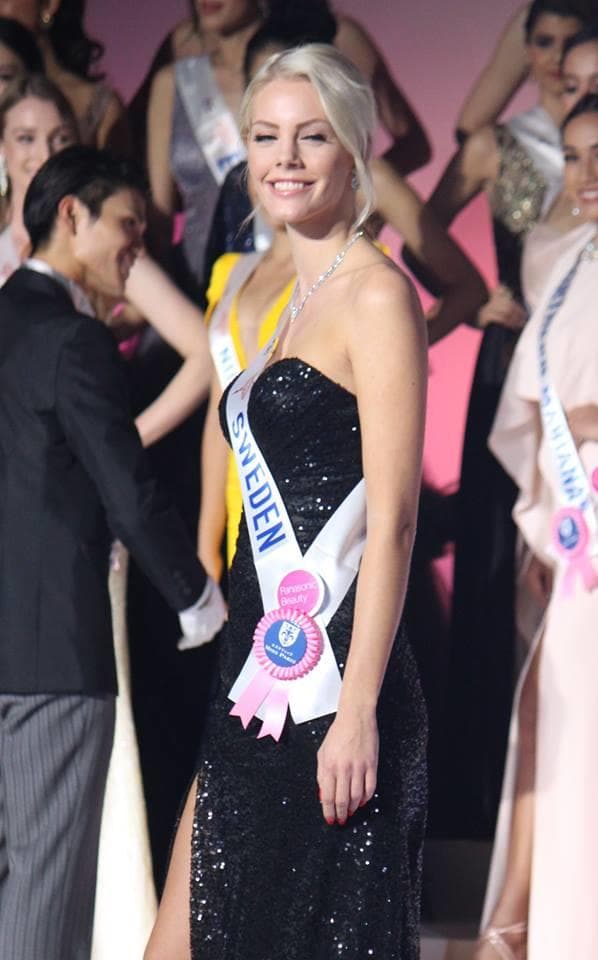 Izabell Hahn Miss International Sweden 2018, Finalist Miss International 2018 (Photo Source: Miss International Organization)