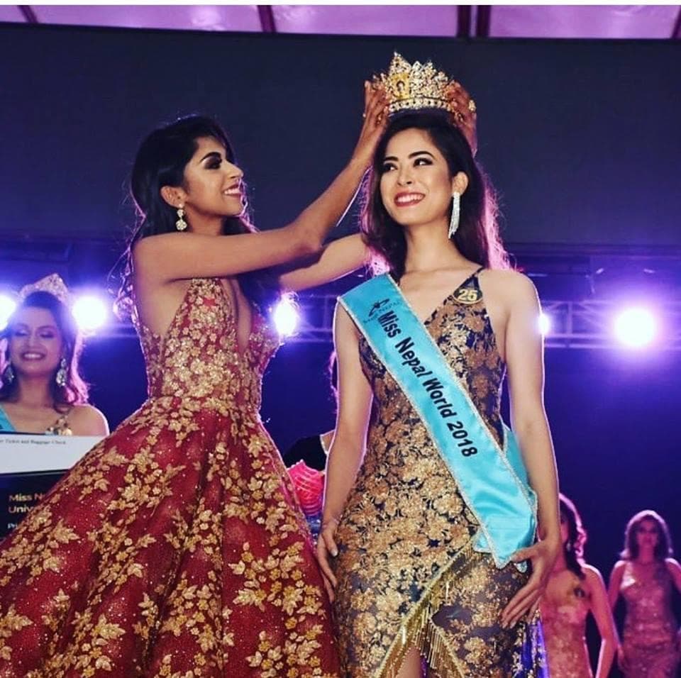 Shrinkhala Khatiwada Crowned Miss Nepal 2018 Contestant No. 25 (Photo Credit: Contestant Facebook official Page)