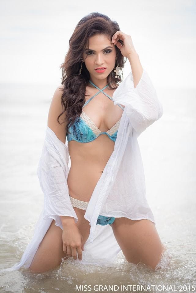 Paula Gomes from Brazil - Finalist Miss Grand International 2015 in Swimsuit (Photo Credit: MGI Official)