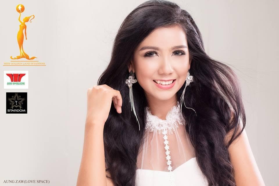 Kyu Kyu Contestant Miss Golden Land Myanmar 2015 (Photo Credits - Miss Golden Land Myanmar Facebook Official)