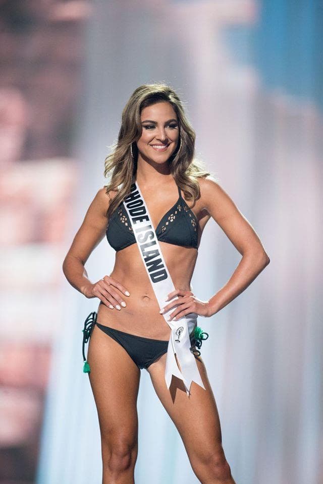 Kelsey Swanson Miss Rhode Island USA 2017 during Preliminary Swimsuit Competition (Photo Credit: Miss USA Facebook Official)