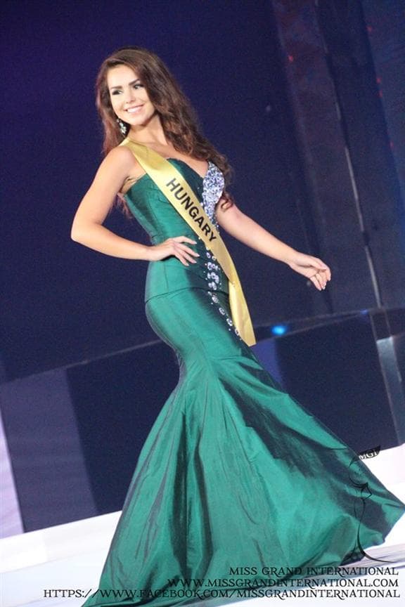Lukács Réka (Hungary) Evening Gown Photo Courtesy Miss Grand International 2014