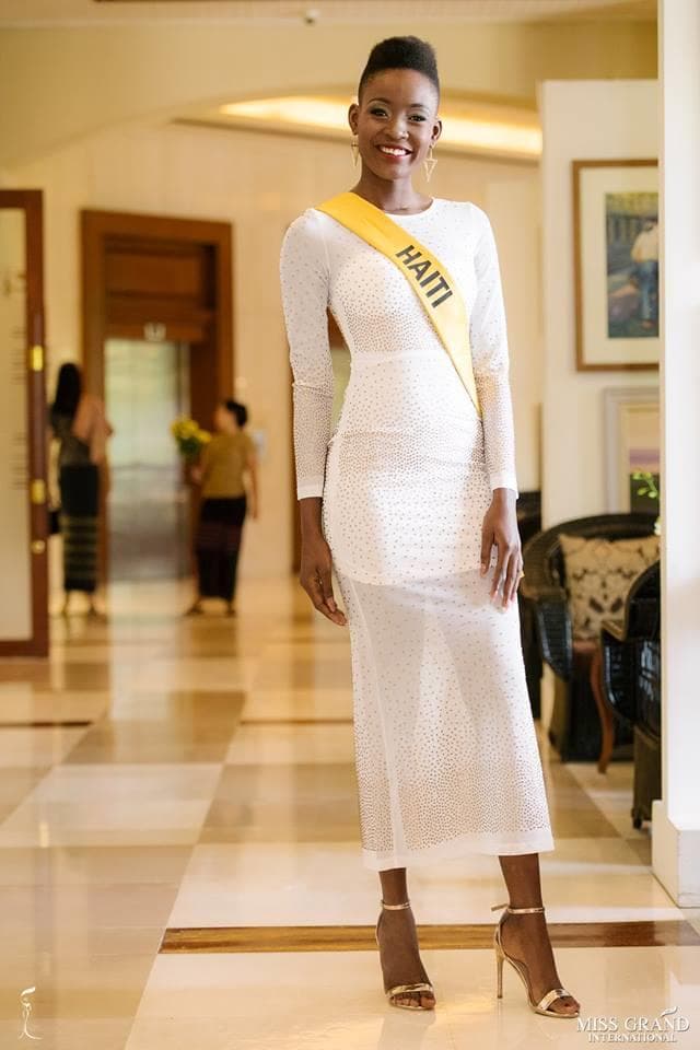 Valierie Alcide Miss Grand Haiti 2018, Finalist Miss Grand International 2018 (Photo Courtesy: MGI Official)
