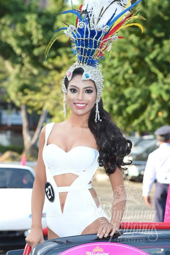 Ina Dominica Guerrero at Parade of Beauties (Photo Credits: Binibining Pilipinas Official)