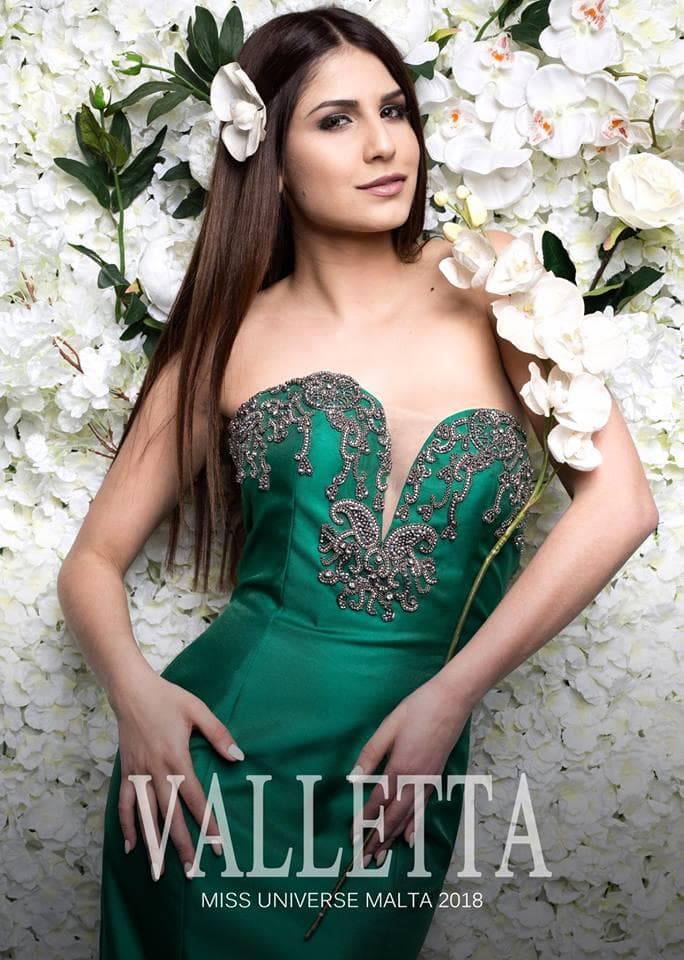 Bernadette Bajada from Valletta - Finalist Miss Universe Malta 2018 (Photo Courtesy: MU Malta Official)