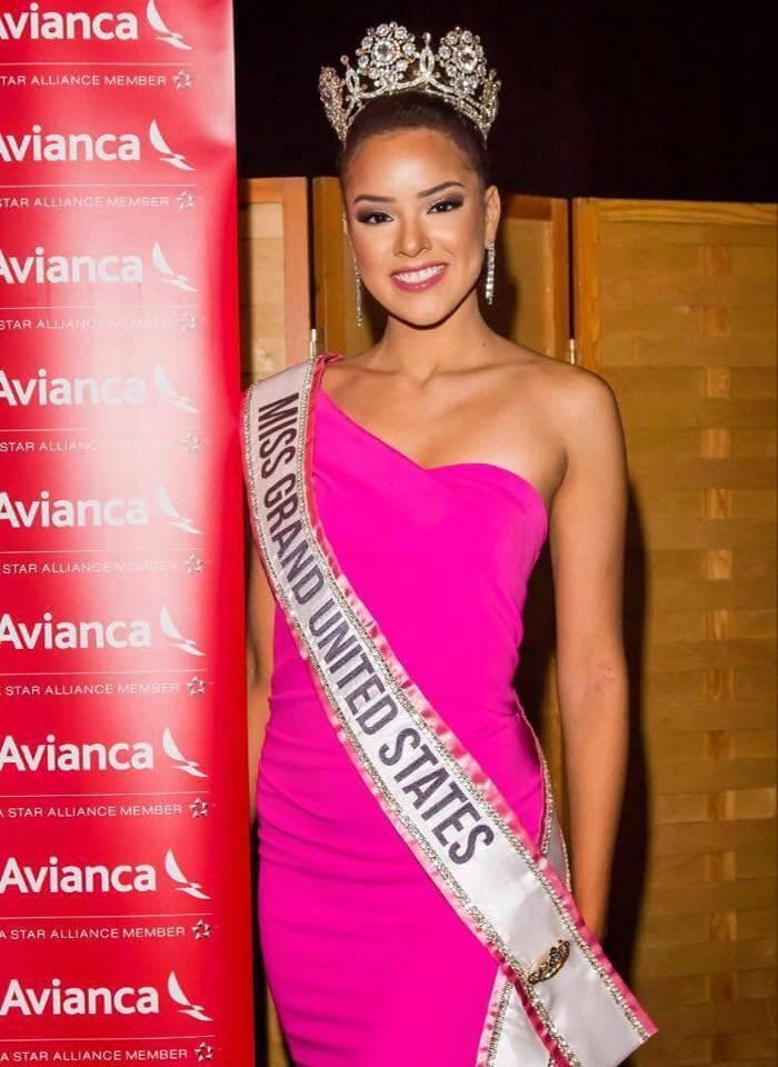 Michelle Leon Miss Grand United States of America 2016 (Photo Credit: Official Facebook/ Miss Grand International Organization)