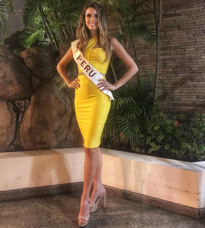 Jessica McFarlane Reina Hispanoamericana Peru 2018, Finalist Reina Hispanoamericana 2018 (Photo Courtesy: Reina Hispanoamericana/ Promociones Gloria Official)