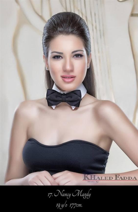 Nancy Magdy Miss Egypt 2014 Finalist Official Portrait by Khaled Fadda