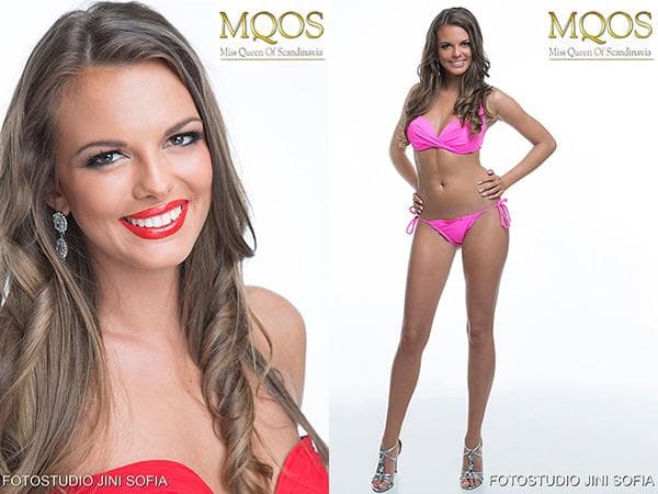 Natalia Fogelund Miss World Sweden 2015 Contestant (Image credit -  Miss Queen Of Scandinavia official)