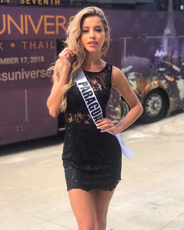 María Belén Alderete Gayoso Miss Universe Paraguay 2018, Miss Universe 2018 Contestant (Photo Courtesy: Miss Universe/Candidate FaceBook/ Instagram)