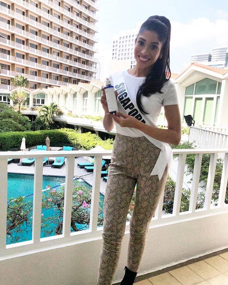 Zahra Khanum Miss Universe Singapore 2018, Miss Universe 2018 Contestant (Photo Courtesy: Miss Universe/Candidate FaceBook/ Instagram)