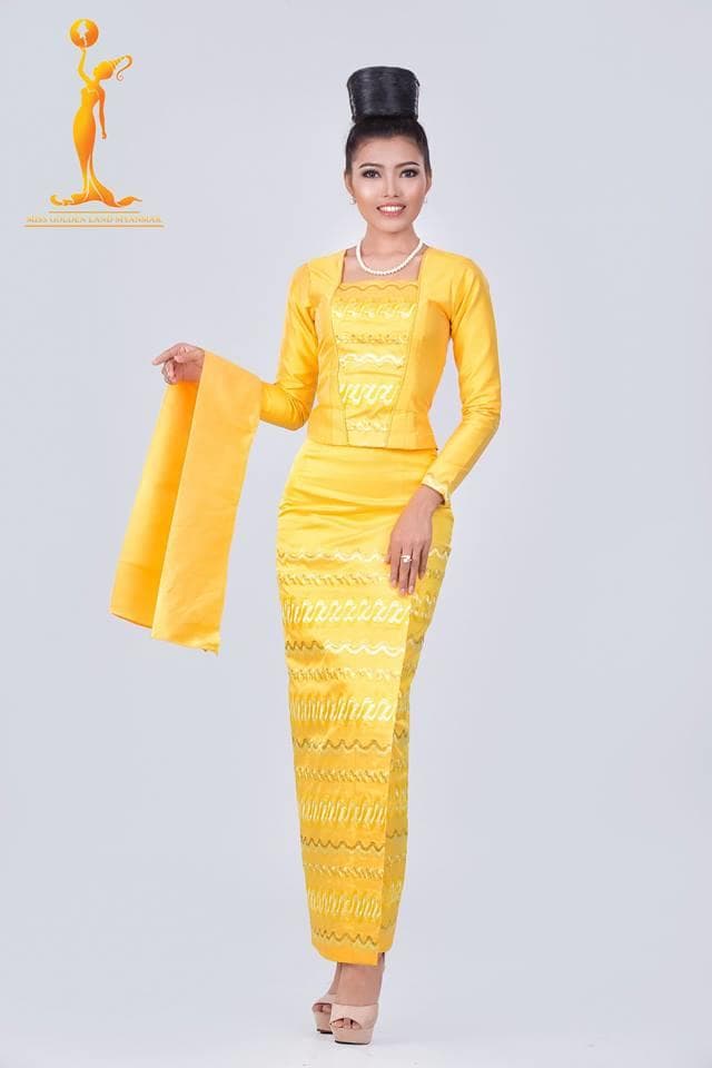 Myat Myo Thwe Miss Heritage 2017, Finalist Miss Golden Land Myanmar 2017 (Photo Credit: MGLM Official)