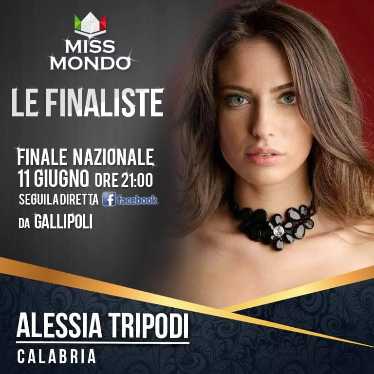 Alessia Tripodi Miss Mundo Calabria 2017 - Contestant for Miss Mondo Italia 2017/ Miss World Italy 2017 (Photo Courtesy Miss Mundo Italia Official)