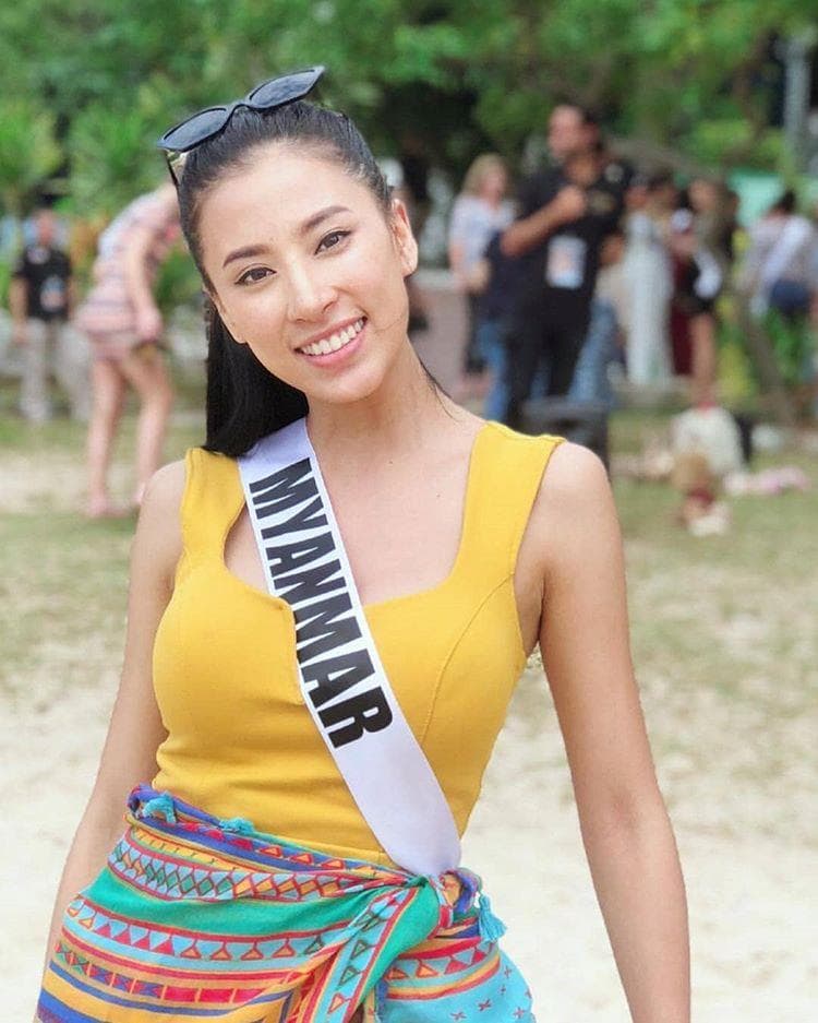Hnin Thway Yu Aung Miss Universe Myanmar 2018, Miss Universe 2018 Contestant (Photo Courtesy: Miss Universe/Candidate FaceBook/ Instagram)