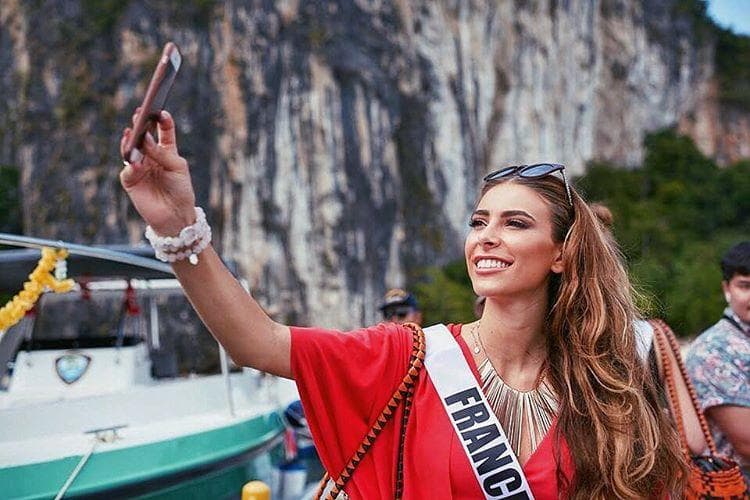 Eva Colas Miss Universe France 2018, Miss Universe 2018 Contestant (Photo Courtesy: Miss Universe/Candidate FaceBook/ Instagram)