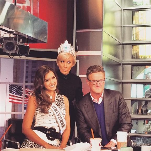 Paulina Vega Miss Universe 2014 from Colombia on her Media Tour